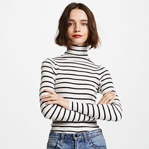 NWT Club Monaco Julie Rib Turtleneck